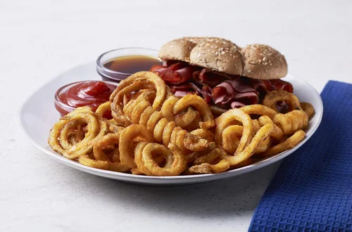 Vista 3 de Arby's Papas fritas sazonadas rizadas, 22 onzas (congeladas)