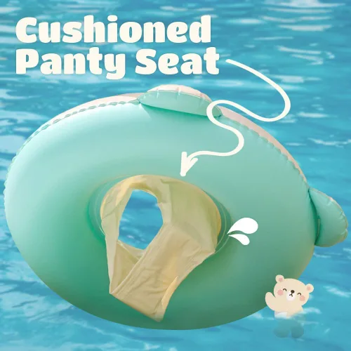 Vista 5 de NAI-B - Flotador de natación para bebé, anillo inflable de piscina con asiento, anillo flotante para entrenamiento de natación para niños de 2 a 5