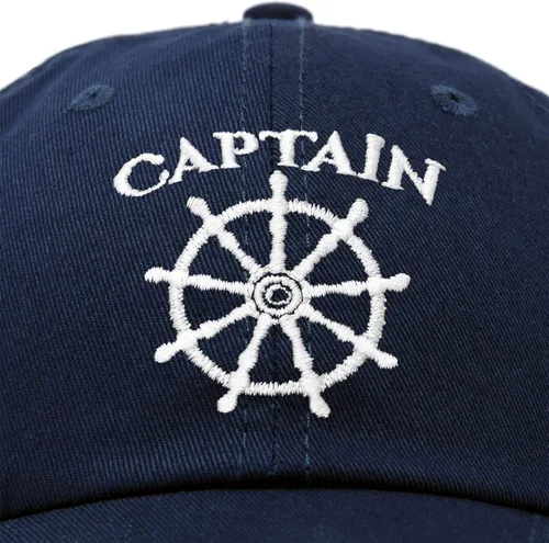 Vista 2 de DALIX Capitán Sombrero Vela Gorra De Béisbol Navy Boat Hombres Mujeres