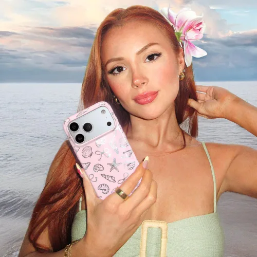 Vista 216 de VELVET CAVIAR Funda para iPhone 15, compatible con MagSafe, probada contra caídas de 10 pies, fundas protectoras de diseño, leopardo color rosa