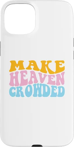 Vista 9 de Make Heaven Crowded Evangelical Christian Case for iPhone 17