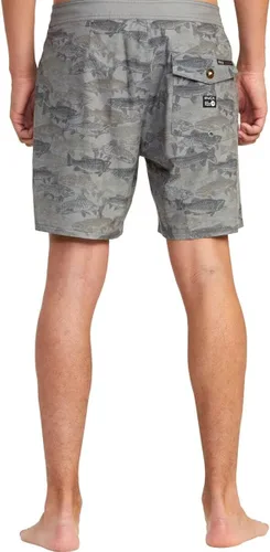 Vista 2 de RVCA Horton Fish - Traje de baño de camuflaje de 17 pulgadas