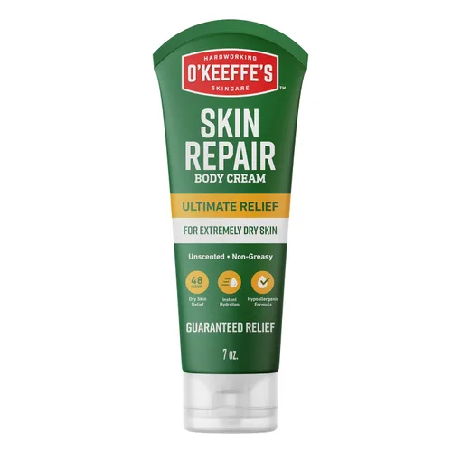 Vista 14 de O'Keeffe's Crema corporal reparadora de la piel para aliviar el eccema, tubo de 7 onzas (paquete de 1) – Alivio de la picazón de 48 horas en un solo
