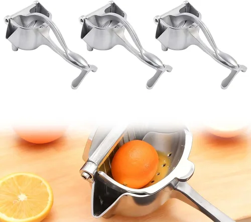 Vista 9 de Prensa manual de aleación de aluminio para exprimir jugo de frutas cítricas, extractor de jugo de frutas frescas, exprimidor de limón, naranja