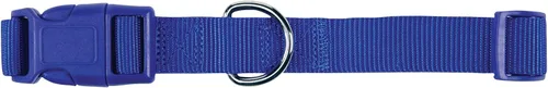 Vista 8 de Zack & Zoey Collar de perro de nailon de ancho, se adapta a cuellos de 6 a 10 pulgadas, Bluebird