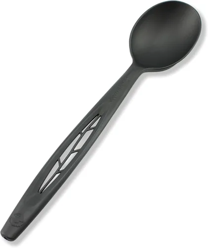 Vista 5 de Jaya Cubiertos 100% compostables de 6.5 pulgadas, tenedor, negro, caja de 1000