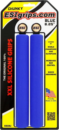 Vista 10 de XX-Large Grueso ESI Grips Aguamarina