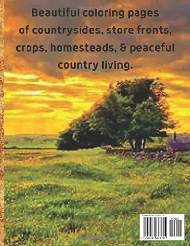 Vista 2 de Country Life A Coloring Book