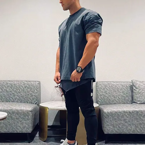 Vista 11 de BROKIG Pantalones deportivos ligeros para hombre, elásticos, de secado rápido, con bolsillos con cremallera