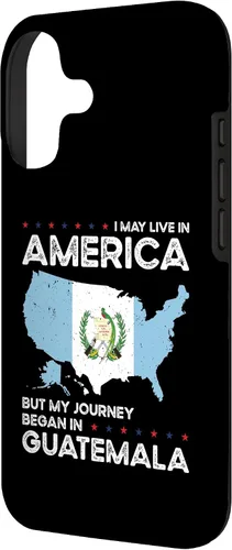 Vista 2 de Funda para iPhone 17, diseño de patriota guatemalteco estadounidense