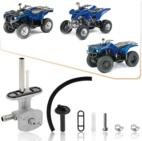 Vista 7 de Earlyred Válvula de gasolina con palanca para Yamaha ATV Grizzly 350 660 Bruin 350 YFM350 YFM660 para Kawasaki Prairie KVF 360 400 Reemplazar