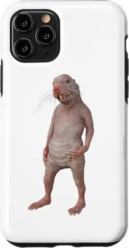 Vista 29 de Carcasa para iPhone 16 Live Weird Funny Naked Mole Rat Strange Animal Case