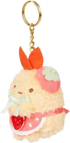 Vista 3 de SUMIKKOGURASHI EBI San-X Original Strawberry Series Llavero, Ebi