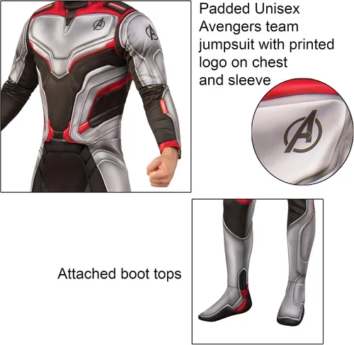 Vista 5 de Rubies Marvel Avengers traje de equipo de lujo para adultos