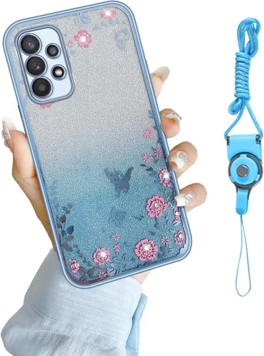 Vista 27 de Funda para Samsung Galaxy S8, Samsung S8 para mujer, cambio gradual con purpurina, cristal suave, TPU mariposa, floral, corazón, transparente, funda