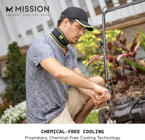Vista 7 de MISSION Cooling Performance Hat - Unisex Baseball Cap for Men and Women - Instant-Cooling Fabric, Adjustable Fit