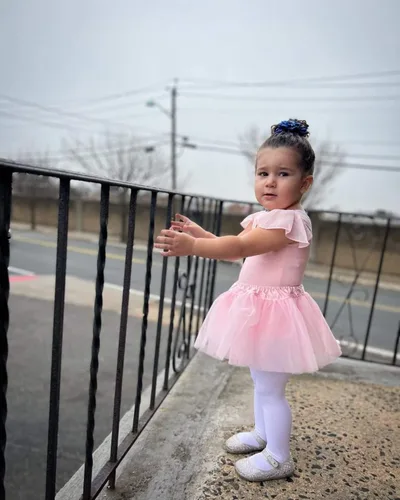 Vista 4 de Stelle Leotardos negros de ballet para niñas, trajes de gimnasia de manga corta con volantes (bebéniña pequeñaniño grande)