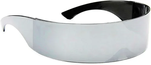 Vista 3 de WebDeals TM - Gafas de sol Futuristic Cyclops Alien Shield Monoblock