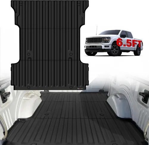 Vista 13 de TripleAliners - Tapete para caja de camioneta (de ejes) de 5 pies, encaje perfecto para pick-up de carga, accesorio de protección de vehículo