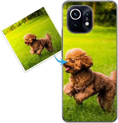Vista 155 de Funda personalizada compatible con Oppo A1 Pro, fundas de teléfono personalizadas con imagen de foto, imagen de texto, cubierta transparente
