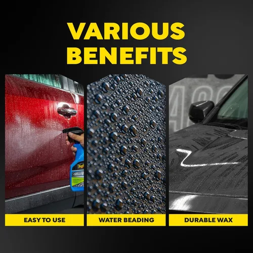 Vista 5 de Meguiar's - Cera de cerámica híbrida, cera en aerosol fácil de usar para el detalle del automóvil con la potencia protectora superior