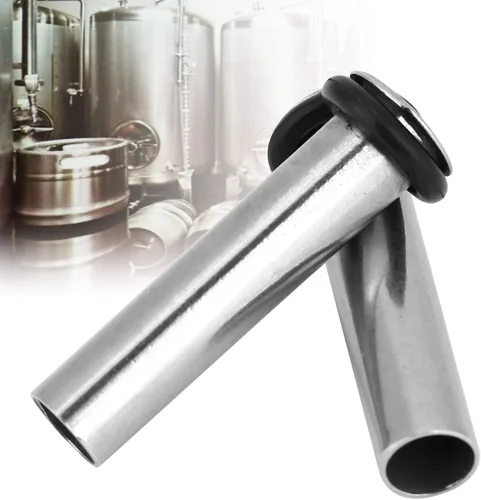 Vista 4 de Tubo de inmersión de gas, 2 piezas de tubo de inmersión de acero inoxidable para Cornelius Corny Keg Homebrew Draft accesorios de cerveza