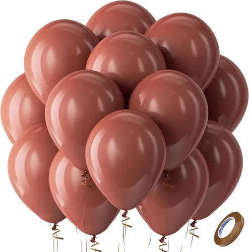 Vista 304 de Bezente Globos Naranjas de Látex para Fiestas - Paquete de 150 Globos de Helio Naranjas Mate Pequeños de 5 Pulgadas para Decoraciones de Fiestas