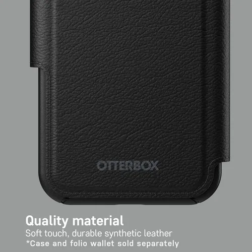 Vista 6 de OtterBox Cartera desmontable (la funda se vende por separado) para MagSafe - iPhone 12, iPhone 12 Pro, iPhone 13 y iPhone 13 Pro - Shadow (negro)