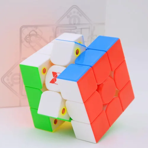Vista 7 de Bukefuno QY Tornado V3 M 3x3 Flagship Magnetic Speed Magic Cube QY Toys Man Tornado V3M 3x3x3 Rompecabezas de cubos sin calcomanías