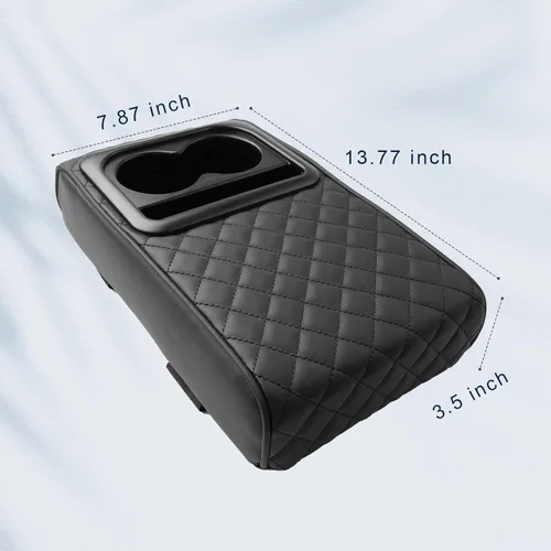 Vista 7 de BIBIBO Funda para reposabrazos de consola central CRV 2026 para Honda CR-V 2026 (LX/EX/Sport Hybrid/EX-L/TrailSport Hybrid/Sport-L Hybrid), cojín