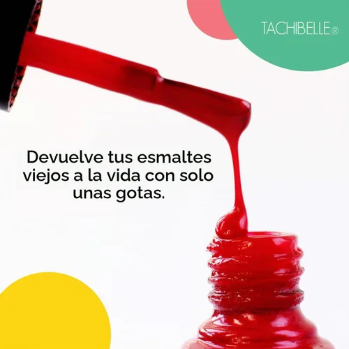 Vista 4 de Tachibelle Diluyente de esmalte de uñas: devuelve la vida a tus viejos esmaltes (1 botella)