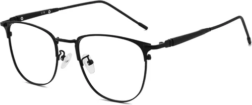 Vista 15 de GUDVUE Lentes de luz azul, para computadora/juegos/TV/teléfonos para mujeres/hombres, antirreflejos/UV400/fatiga ocular, negro/dorado