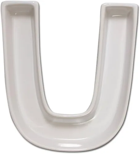Vista 10 de Plato de cerámica con diseño de carta de amor Ivy Lane, color blanco, 6 - pulgadas, Blanco