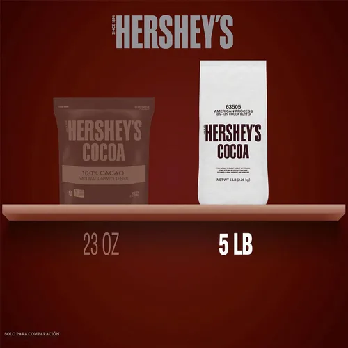 Vista 4 de Bolsa a granel de Cacao en polvo HERSHEY'S, 5 libras