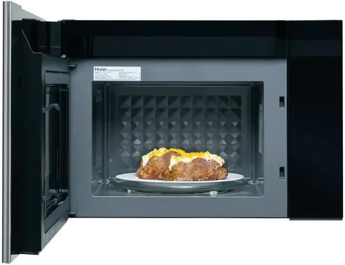 Vista 7 de Haier Microondas de acero inoxidable de 24 in. 1.4 pies cúbicos