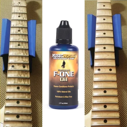 Vista 4 de MusicNomad F-ONE Aceite limpiador y acondicionador para diapasón 2 oz (MN105)