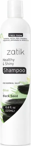 Vista 12 de Zatik Naturals - Champú hidratante profundo con coco y caléndula - Vegano, biodegradable, pH equilibrado, para cabello teñido y seco, libre
