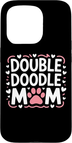 Vista 14 de Double Doodle Mom Doodle Dog Parent Family Canine Enthusiast Case for iPhone 16
