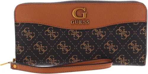Vista 3 de GUESS Cartera grande con cremallera con logotipo de Nell