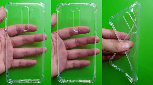 Vista 6 de USTIYA Caso para Xiaomi Mi Redmi Note 8 Pro Clear Crystal TPU Cuatro Esquinas Parachoques Proteger Cámara Cubierta Protectora Transparente Suave