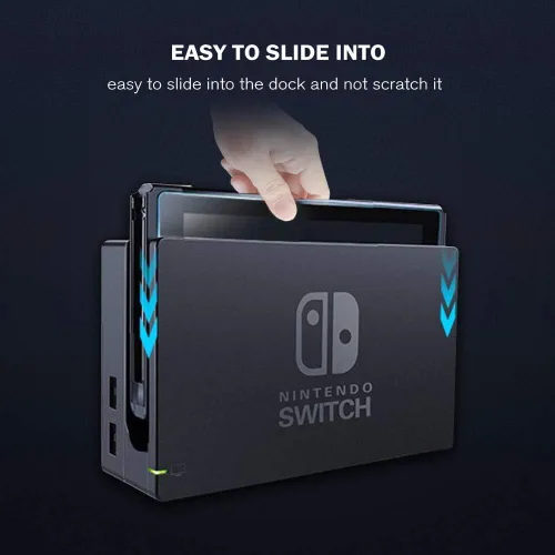 Vista 8 de SEVENTHGO Paquete de 2 protectores de pantalla de vidrio para Nintendo Switch, protectores de pantalla de vidrio templado para Switch, protector
