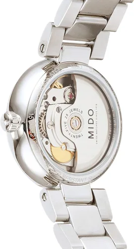 Vista 5 de Mido Baroncelli Donna - Reloj suizo automático para Mujer - Esfera plateada - Caja de 1.299 in - M0222071103610, plateado