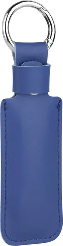 Vista 10 de Estuche de cuero de microfibra para unidad flash USB - Funda protectora antipérdida con llavero, estuche de almacenamiento portátil pequeño
