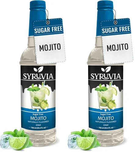 Vista 42 de Jarabe de café sin azúcar Syruvia, jarabe con sabor a caramelo para bebidas, lattes y postres – 25.4 fl oz
