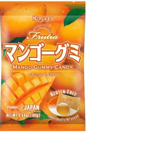 Vista 6 de Kasugai Fruit Assort - Caramelos de gomitas de 3.59 onzas (paquete de 3)