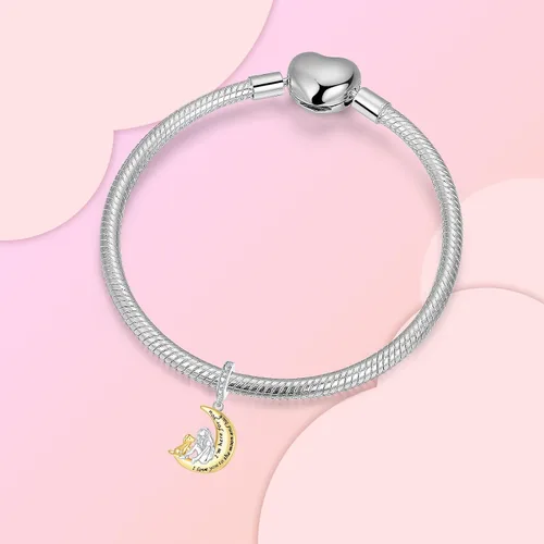 Vista 133 de Abalorios de plata de ley 925 con letras de la A ~ Z, para pulseras, collares, Día de San Valentín, Día de la Madre, joyería regalos para mujeres