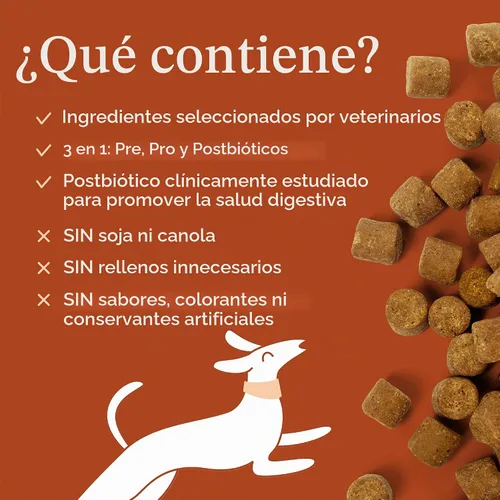 Vista 3 de Fera Pets Probióticos para perros - Salud intestinal de espectro completo