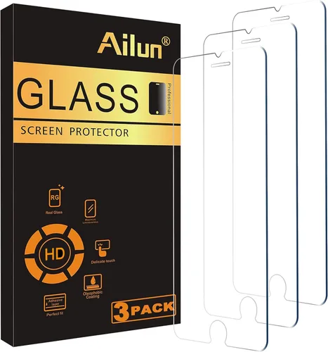 Vista 24 de Ailun - Protector de pantalla Apple iPhone 11 Pro/iPhone Xs/iPhone X, pantalla de 5.8 pulgadas, vidrio templado 2.5D, para la mayoría de las fundas