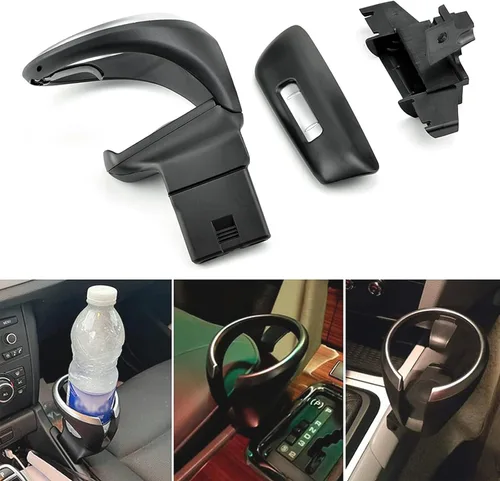Vista 4 de Soporte extraíble para vasos de asiento delantero para BMW 135i 128i X1 E82 E88 E81 E82 E82e E87 E87n, consola central para taza de café con kit