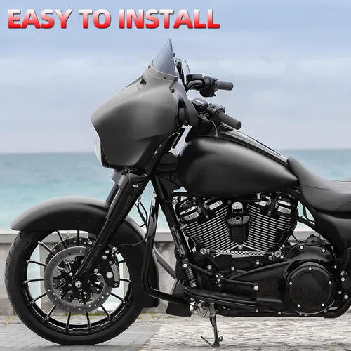 Vista 6 de Amazicha Engranaje de palanca de cambios para motocicleta, color negro, compatible con Harley Davidson Softail Dyna Touring Street Glide Electra